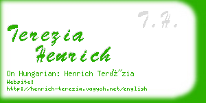 terezia henrich business card